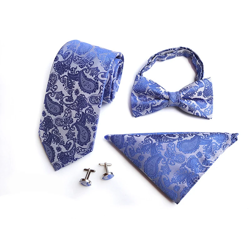 Модный Шелковый галстук-бабочка 8 см с пейсли-рисунком карманные Квадратные