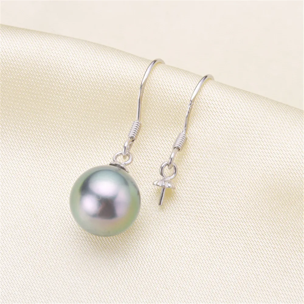 

925 Silver Pearl Beads Stud Earrings Setting Base Diy Jewelry Making Findings&Components