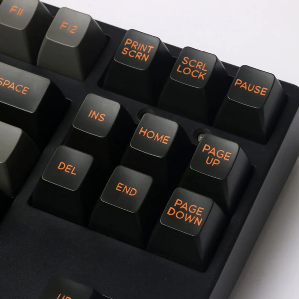 159 клавиши SA профиль Dolch черный серый оранжевый цвет двойная съемка ABS колпачки