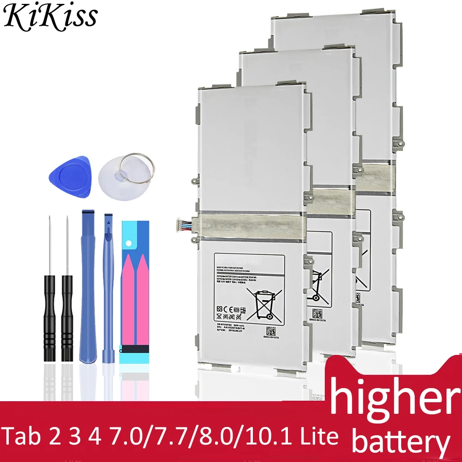 

Аккумулятор для планшета Samsung GALAXY Tab 2 3 4 7,0 8,0 10,1 Lite/7,7 GT SM T530 T531 T535 P5200 P3100 P3110 T310 T311 T315 T210