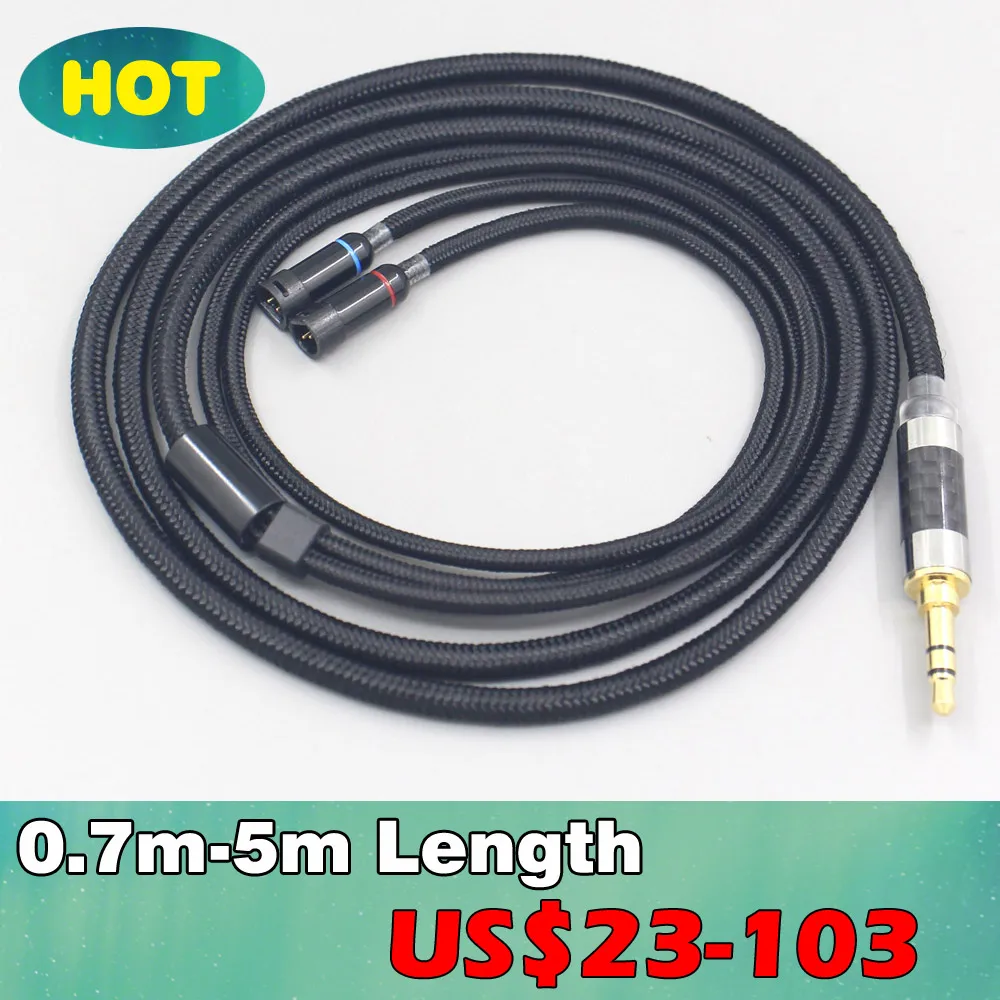 

2,5 мм XLR 4,4 мм сверхмягкий нейлоновый кабель OFC для наушников Sennheiser IE8 IE8i IE80 IE80s металлический штифт LN007552
