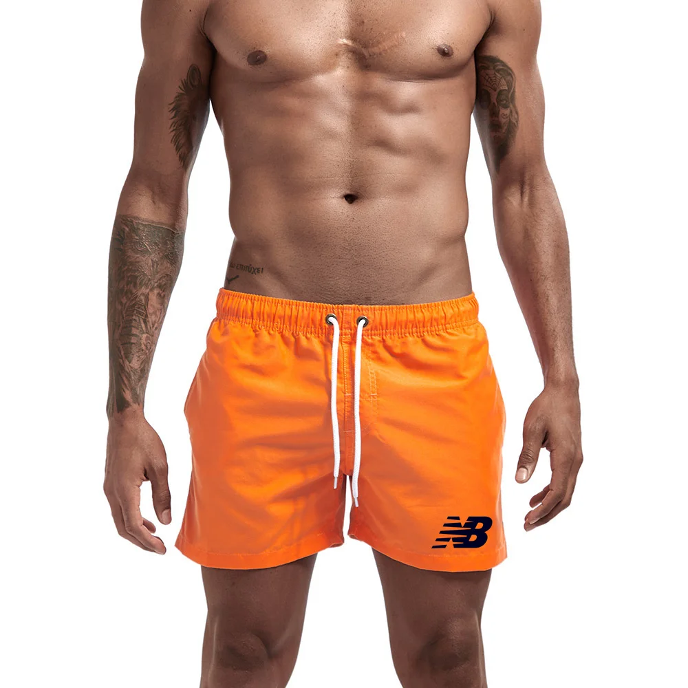 

NEW Fitness Tracksuit Shorts Man Summer Workout Gyms Male Breathable Quick Dry Mesh Sportswear Tracksuit Beach Brand Short Pants