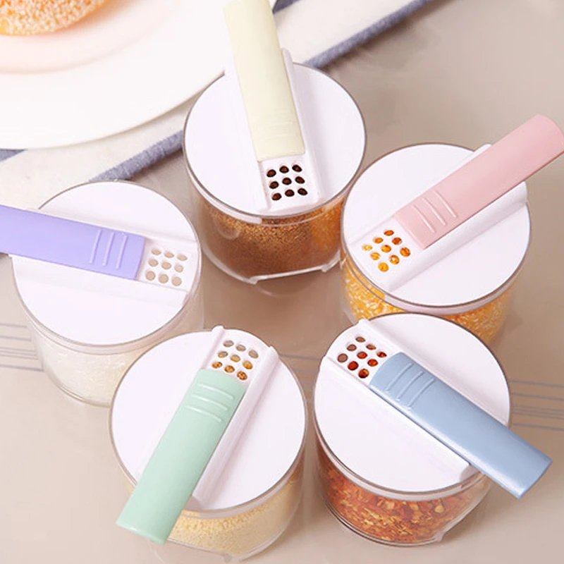 Экономичная банка для приправ 5 шт. коробка специй прозрачная Штабелируемая