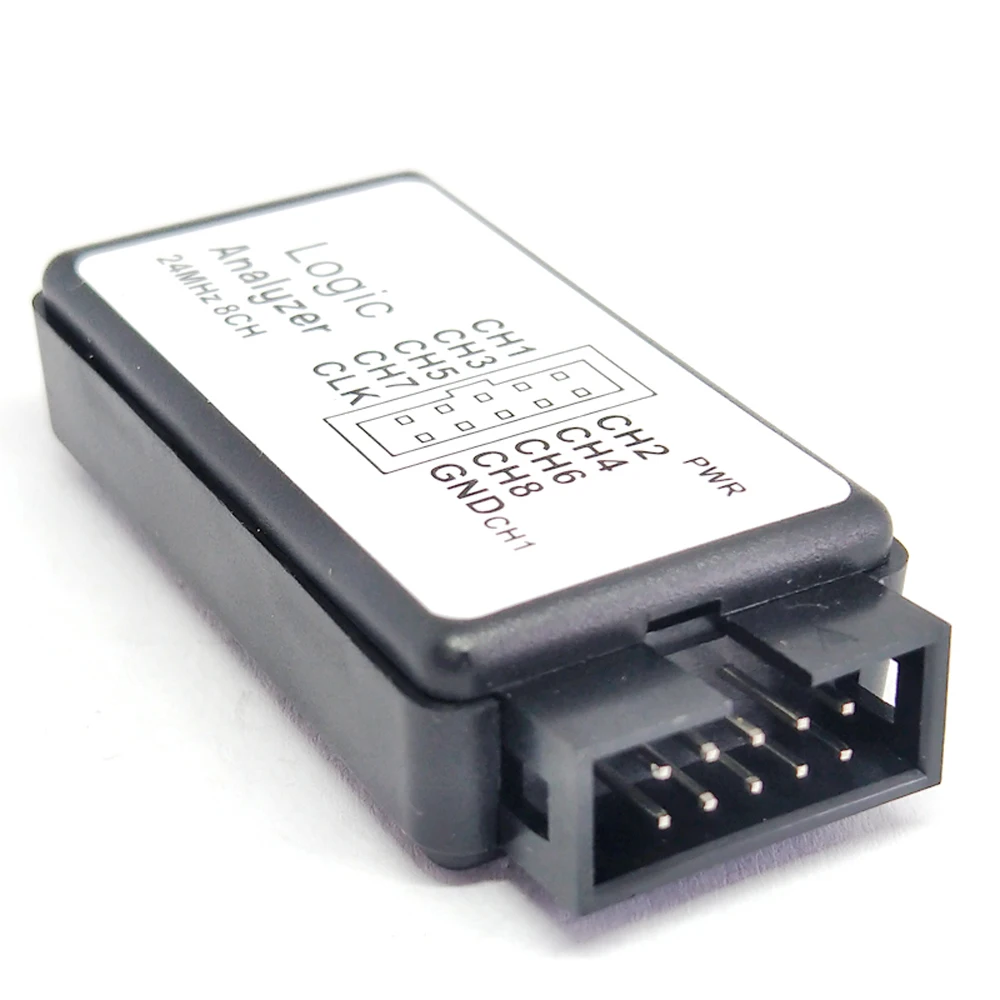 USB логический анализатор 24M 8CH микроконтроллер ARM FPGA инструмент отладки 24 МГц 16 12 8 4