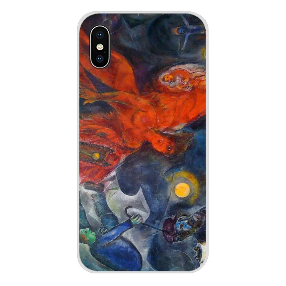 Аксессуары чехол для телефона чехлы с рисунком Марка Chagall Huawei Mate Honor 4C 5C 5X 6X 7 7A 7C 8 9