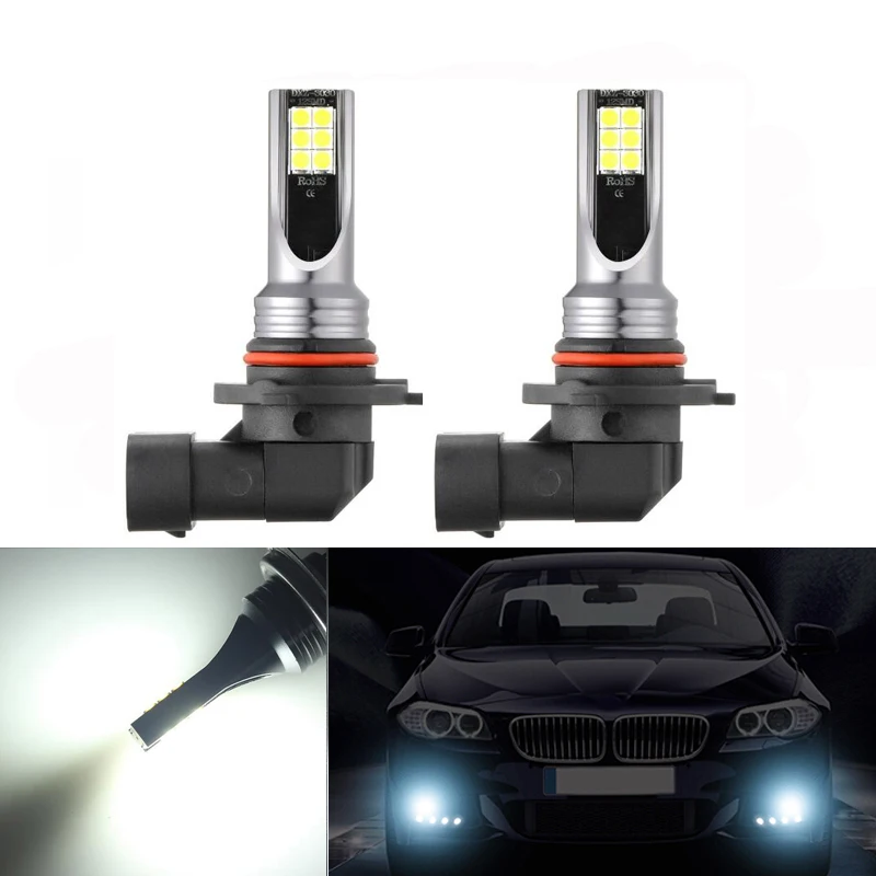 2x Супер Белый H8 H11 CREE Chip 3030SMD светодиодный противотуманный светильник для BMW E39 325 328