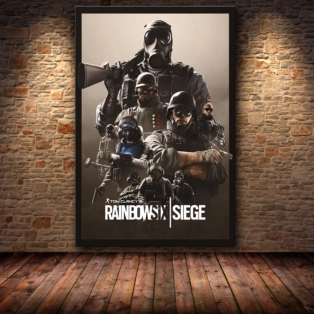 22 Unframed постер украшение картина Tom Clancy's Rainbow Six Siege на HD холсте картина искусство картина маслом - Цвет: 22