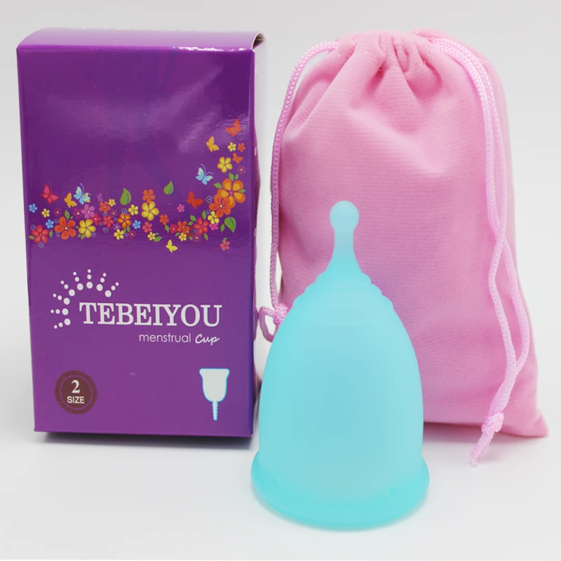 

100% Medical Grade Silicone Menstrual Cup Soft Period Cup Reusable Lady Menstruation Cups