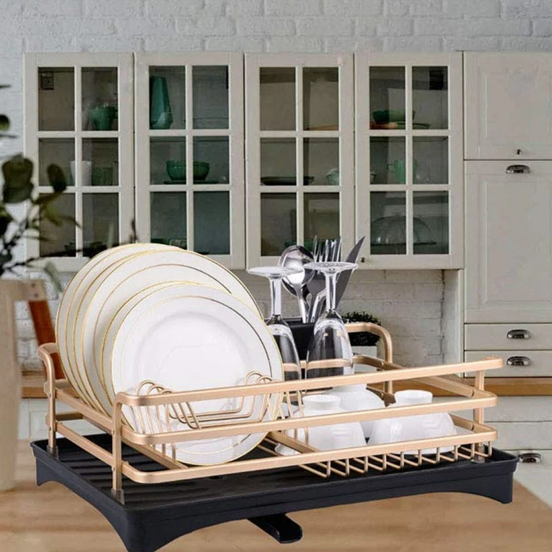 Дренажная стойка для посуды хранения кухонной бытовая полка Ran Дистрибуция 1