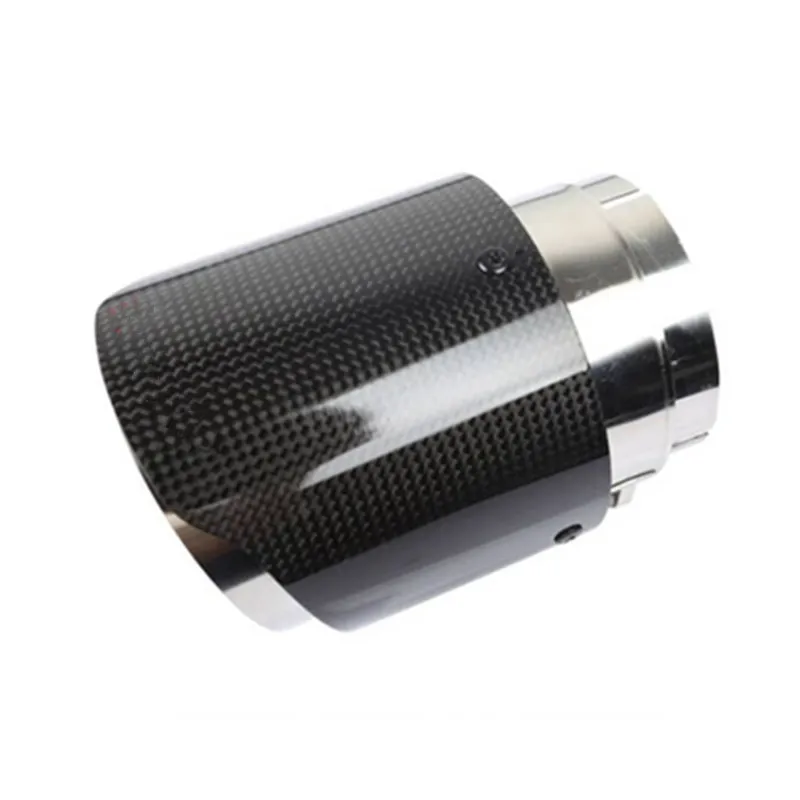 1 шт.: короткие выхлопные трубы из углеродного волокна для выхлопных труб