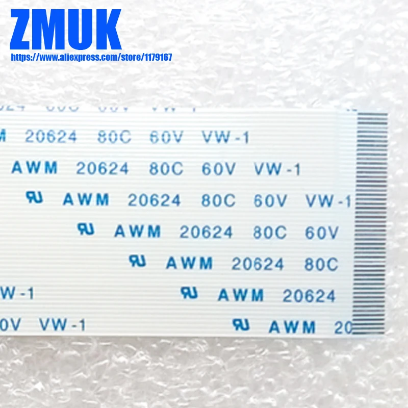 Гибкий кабель AWM 20624 80C 60V VW 1 Obverse FFC|20624 80c 60v|awm 60vawm |