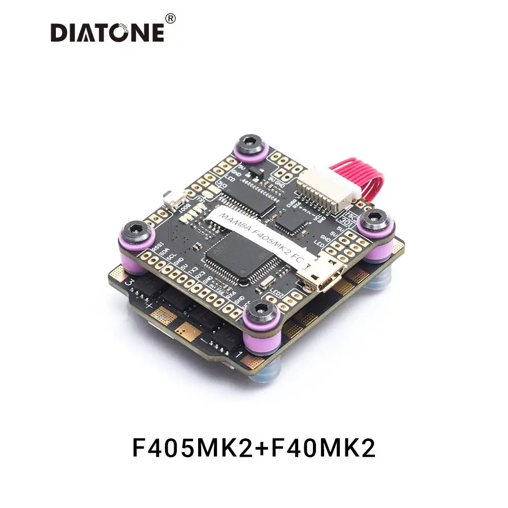 Контроллер полета DIATONE MAMBA F405 MK2 F40 F50 F405MINI F30MINI запасные части для РУ FPV гоночного
