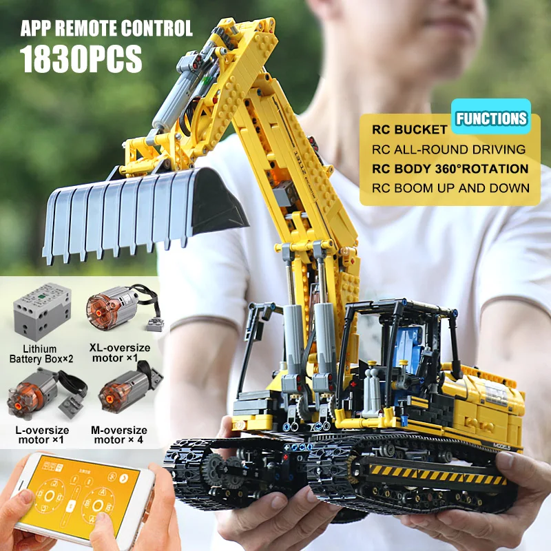 Высокотехнологичные игрушки MOULD KING 13112 совместимые с приложением 20007