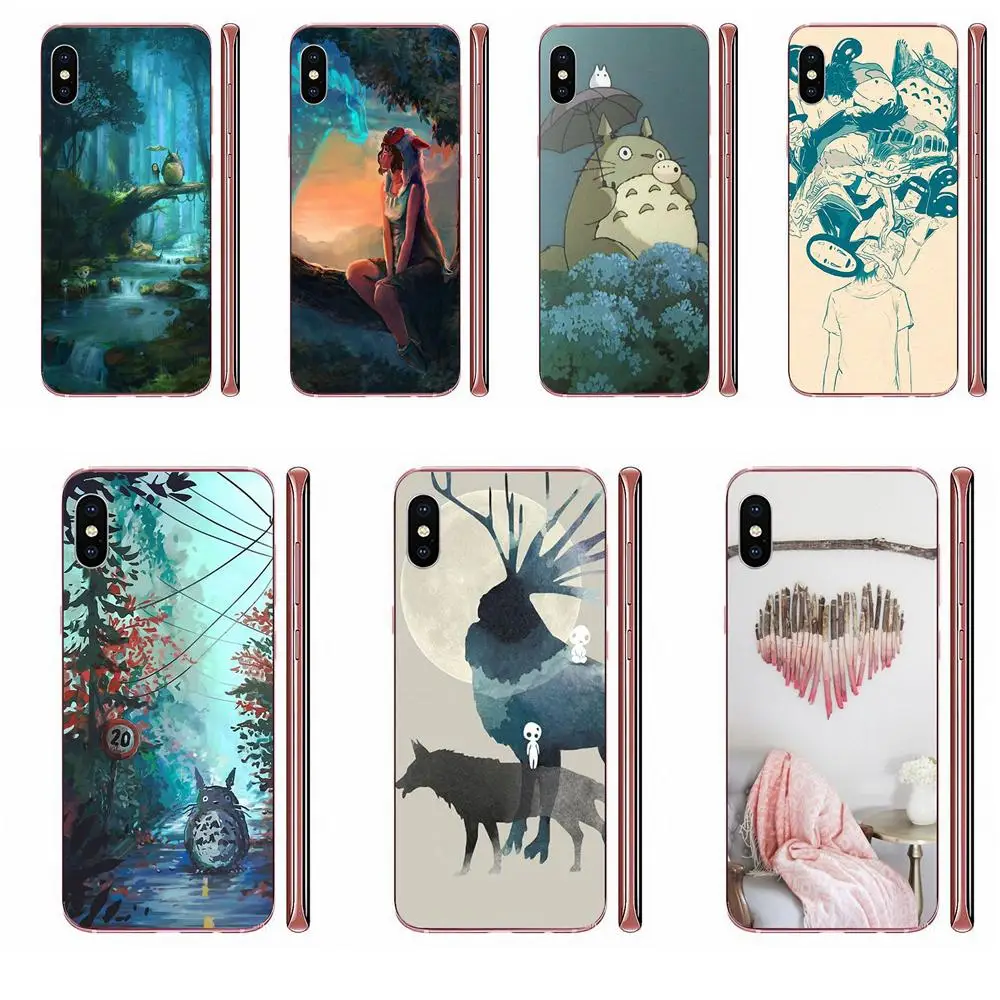 Мягкие чехлы из ТПУ Totoro Studio Ghibli для Xiaomi Redmi Note 8 8A 8t 10 K30 5G Pro Motorola G G2 G3 G4 G5 G6 G7 Plus |