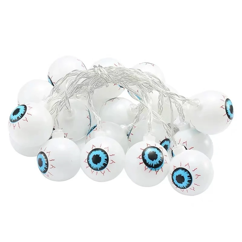 

Halloween Cute Eyeball String Lights, Battery Operated Decorative Lights, Waterproof Twinkle Lights For Halloween