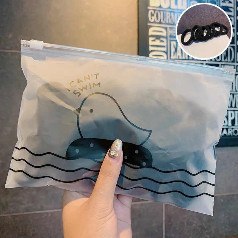 50 штук/упаковка Резинка для волос обтянутая тканью Для девочек Мини-юбка Женский