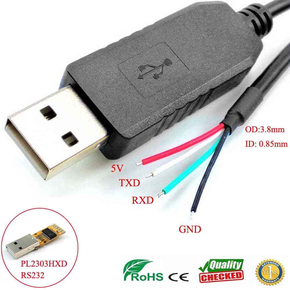 Prolific pl2303hxd win7 8 10 Android хост usb Последовательный rs232 адаптер кабель android