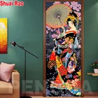 Большая японская картина из бриллиантов гейши, полноразмернаякруглая Алмазная вышивка из смолы, мозаика с цветами, женский домашний декор, подарок 2021,