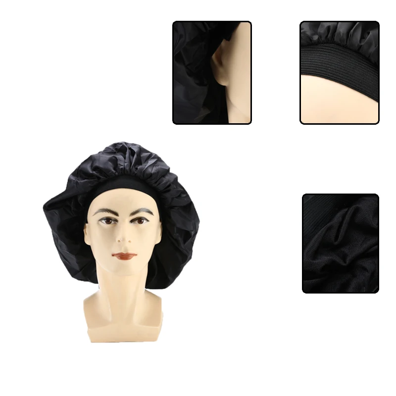 Шапка для волос большого размера салона красоты атласная шапка баннер сна и