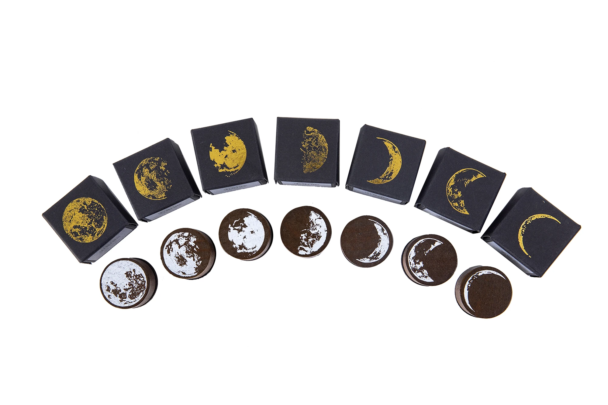 Mr.Paper серия &quotЛуна и фаза&quot &quotзолото&quot &quotкосмический хоп карман&quot бревен