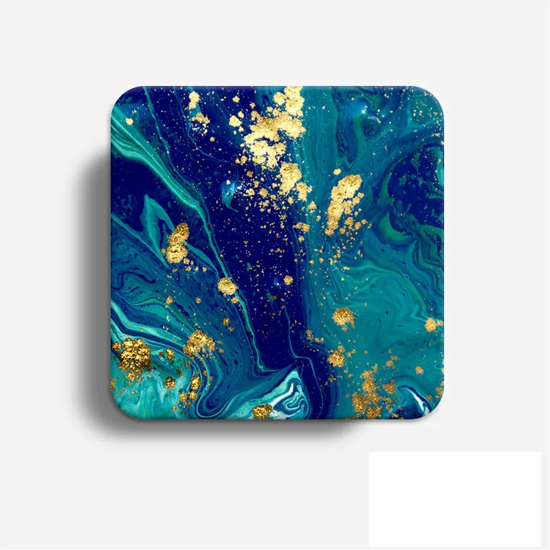 1/5 шт. квадратные подставки для напитков Абсорбирующая Тепловая подставка