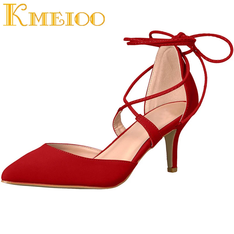 

Ladies Sandals Tip Mid Heel Tie Shoes Ladies Summer Wedding Shoes