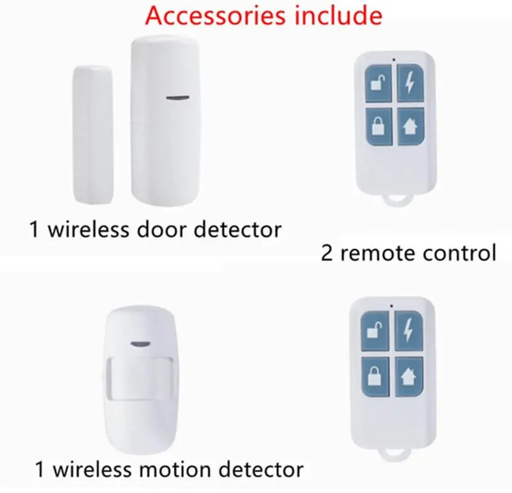 Hot Sales GSM Flash Strobe Security Alarm System 110 dB Sound & Light SIM Card Burglar For Smart Home | Безопасность и защита