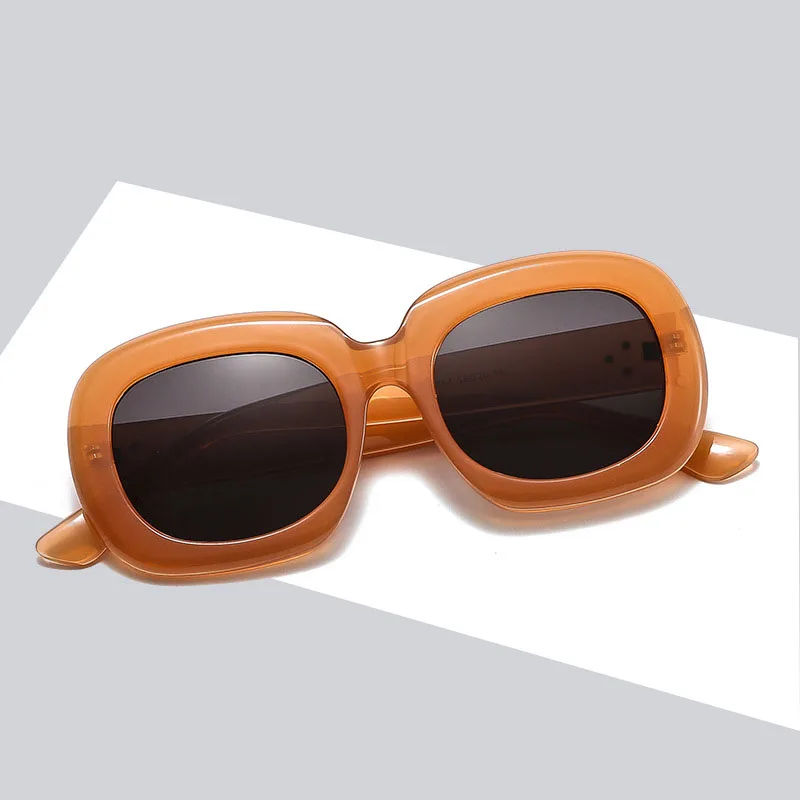 

Солнечные очки в прямоугольной оправе для мужчин и женщин, аксессуар от солнца в винтажном стиле, с защитой от ультрафиолета
