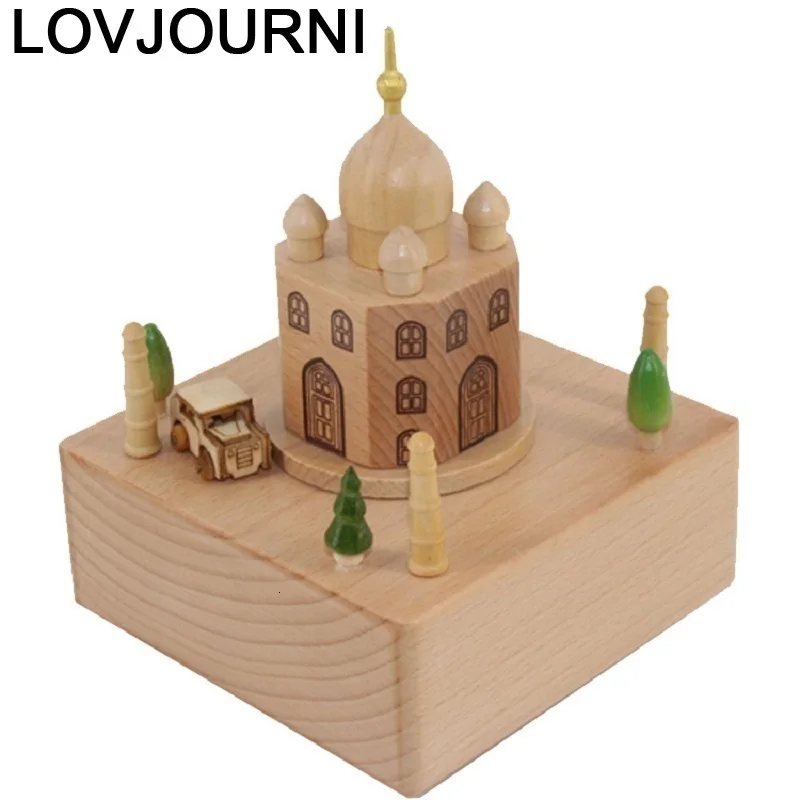 Музыкальная музыкальная шкатулка Caixa Muzik Kutusu Carousel Muziekdoos Madera Carillon Scatole Musicali Wooden De