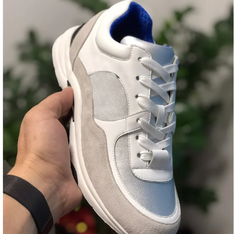 

Fashion Couple Luxury Sneaker Women 2021 New Summer C Brand Designer Shoes High Quality Casual Lace-Up Sport Shoes Plus Size 44