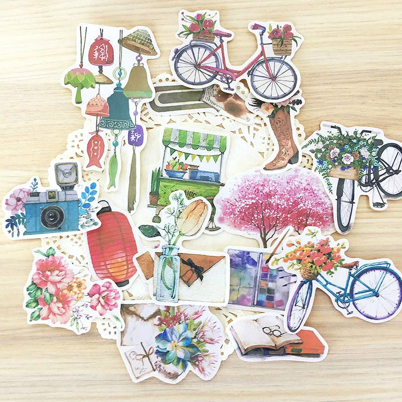 19 шт./компл. Винтаж путешествия вместе наклейка с автобусом DIY Ремесло