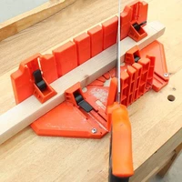 12 14inch adjustable carpenter saws miter box 022 54590 degree plastic cutting clamps for wooden strip plaster line cut tool