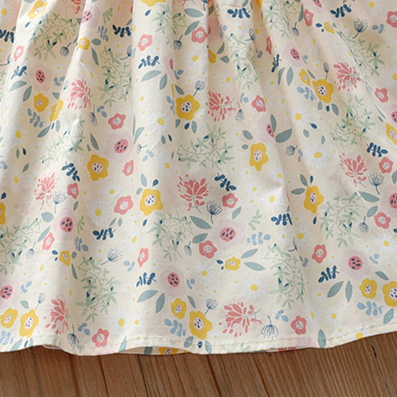 

HE Hello Enjoy Baby Girl Floral Lace Dress Summer Princess Party Dress Infant Toddler Clothes Newborn Baby Dress Kid Clothing