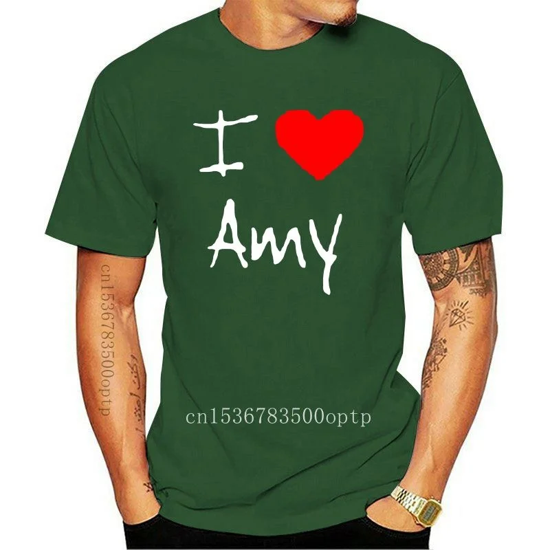 

Новая футболка I Love Heart Amy