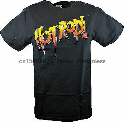 Мужская черная футболка Rowdy Roddy Piper Hot Rod | одежда