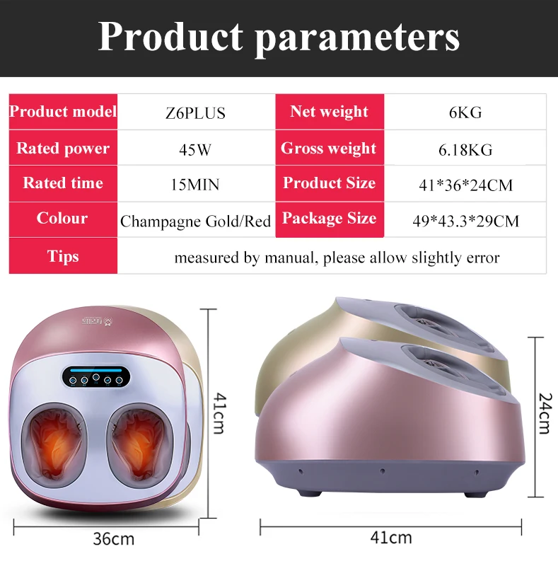 Массажер для ног Электрический инфракрасный согревающий лечебный разминающий