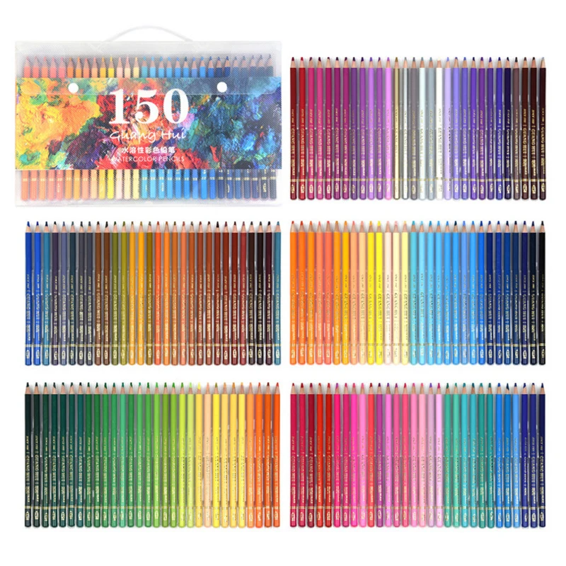 150 Lapis (жидкокристаллический дисплей) Profissional цветные карандаши акварель свинец