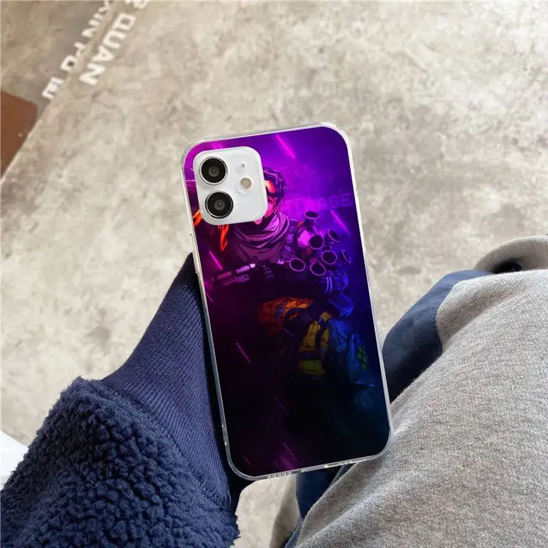 

Apex Super hero Phone Case For iphone 5s 6 7 8 11 12 plus xsmax xr pro mini se Transparent Cover Fundas Coque