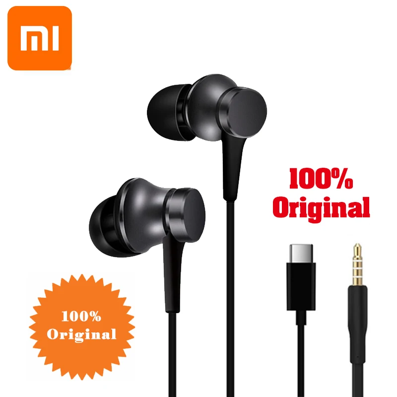 Новая посылка Xiaomi Piston 3 наушники 3,5 мм наушники-вкладыши для samsung Xiaomi huawei usb type C наушники с микрофоном