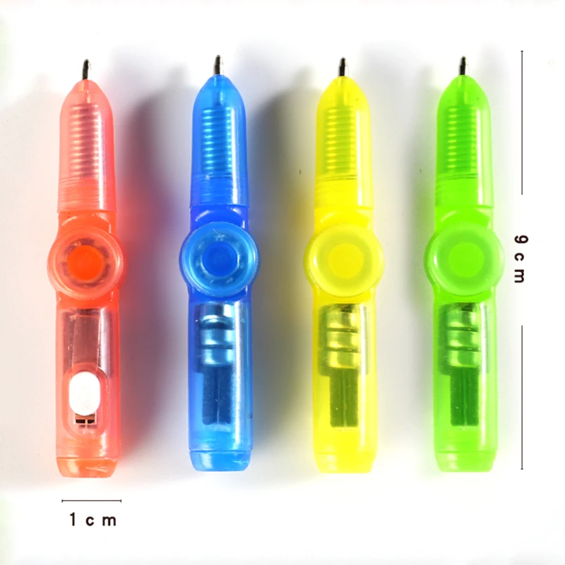 

Interesting toy Fingertip Rotating spinner Gyro toy Pen Led Luminous Gyro Pen Office ADHD EDC Anti Stress kinetic desk toy