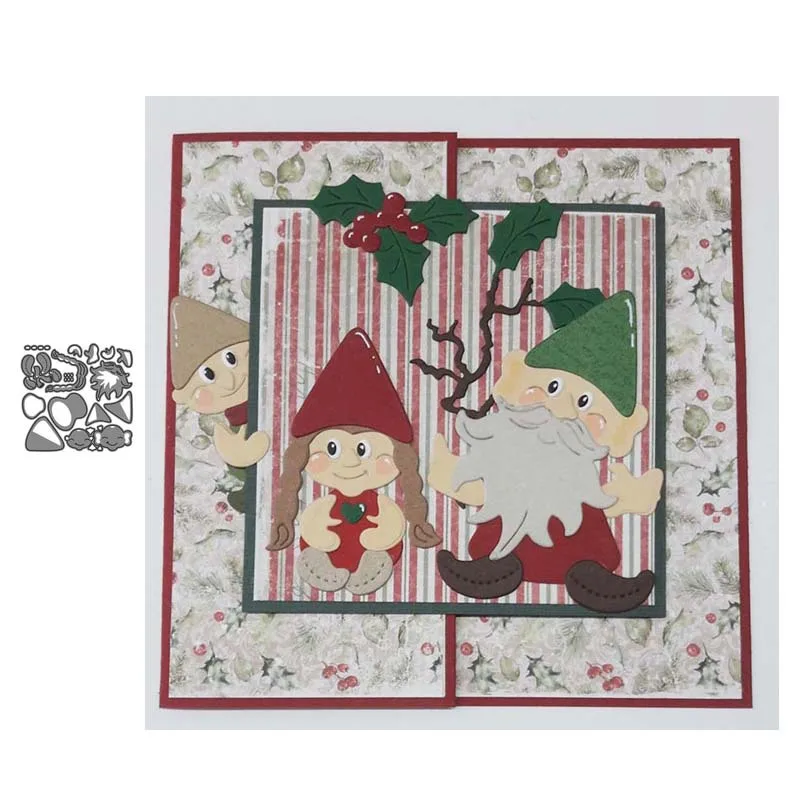 Рождественский трафарет Санта Клауса для скрапбукинга/фотоальбома декоративное