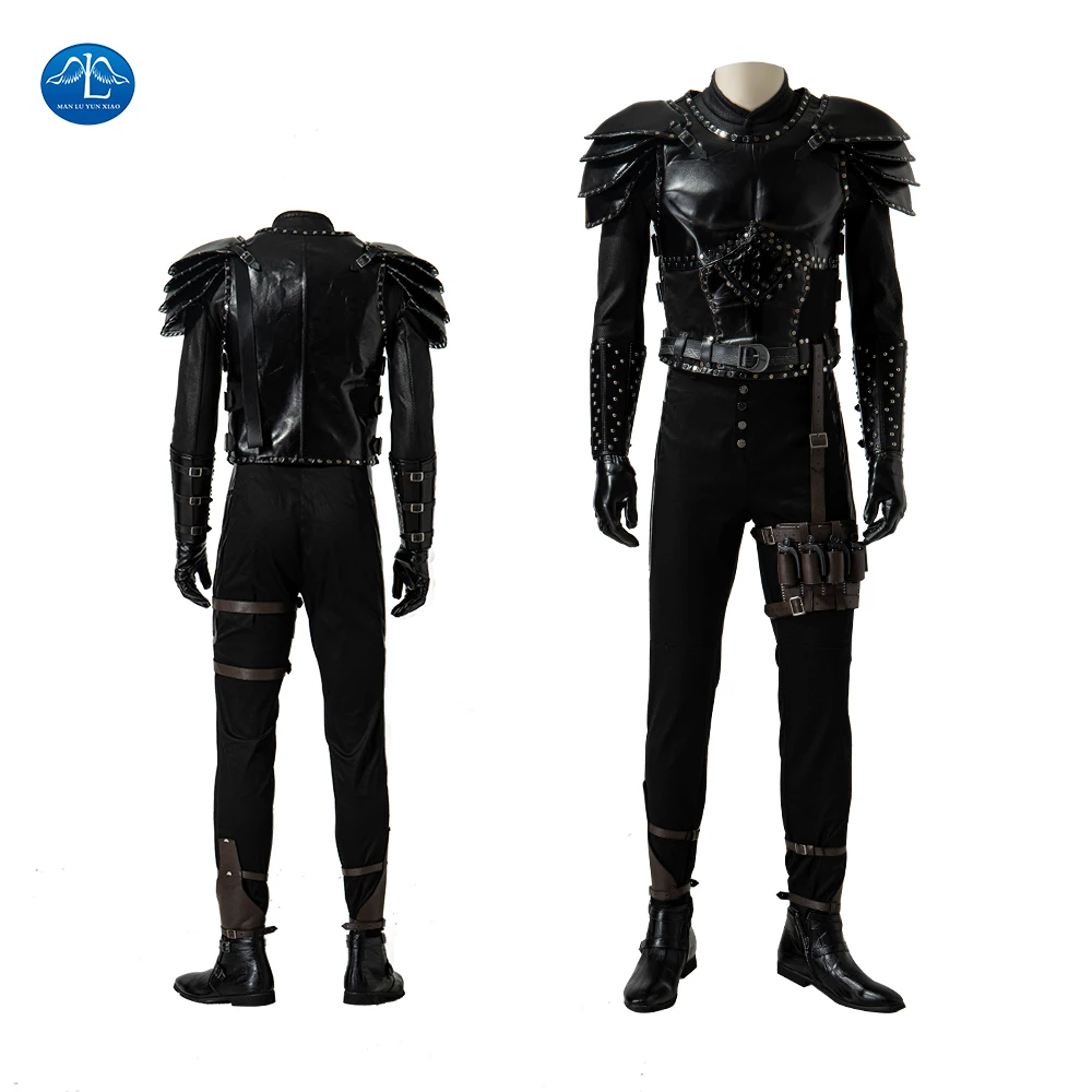 

Geralt Cosplay Costume Adult Men Leather Armor Uniform Halloween Carnival Outfit Custom Made