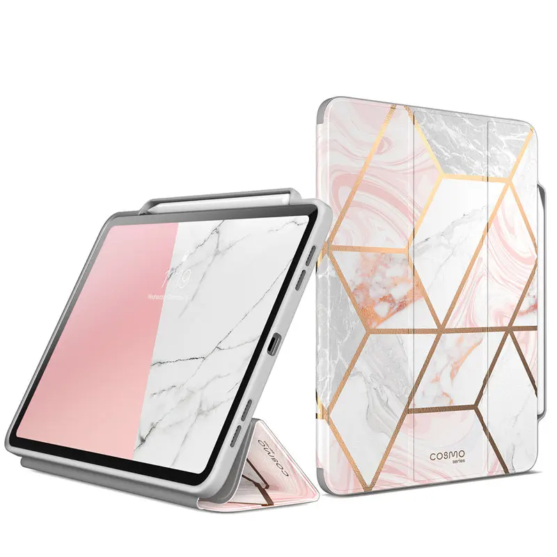 Для iPad Pro 12 9 чехол (2020) i Blason Cosmo полный корпус тройного сложения подставка