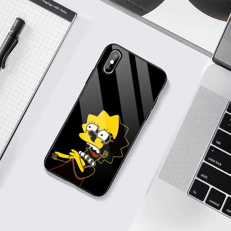 

Funny Homer J.Simpson Phone Case Tempered glass For iphone 6 6S 7 8 plus X XS XR 11 12 mini PRO MAX
