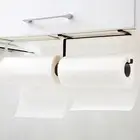 Держатель для кухонных рулонов, полка для бумажных, туалетных полотенец, шкаф для хранения, стойки без отверстий, держатели для кухонной бумаги, стойка для наклеек, держатель для железных рулонов