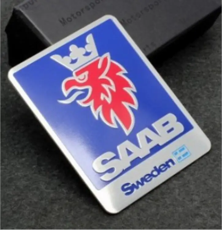 20 шт. 3D Алюминиевый Автомобильный флаг saab china USA хромированная наклейка с знаком
