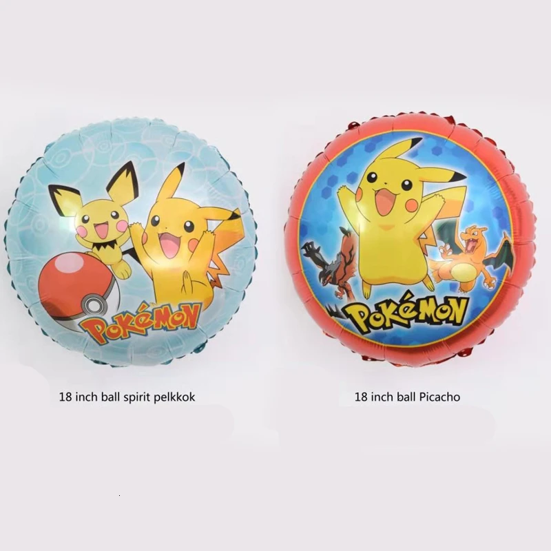 1pclarge Пикачу PokemonGo гелиевые фольгированные шары, украшения для дня рождения, подарок на день детей, детские игрушки, надувные шары