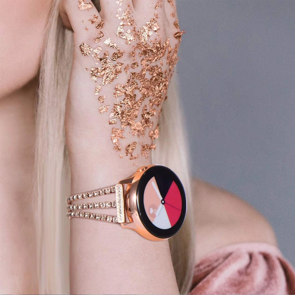 Фото Металлический ремешок для Samsung Galaxy Watch 4 / Watch 4 Classic 42 мм/Watch 3 41 мм/Active 2 44 мм 40 мм 20 мм №5