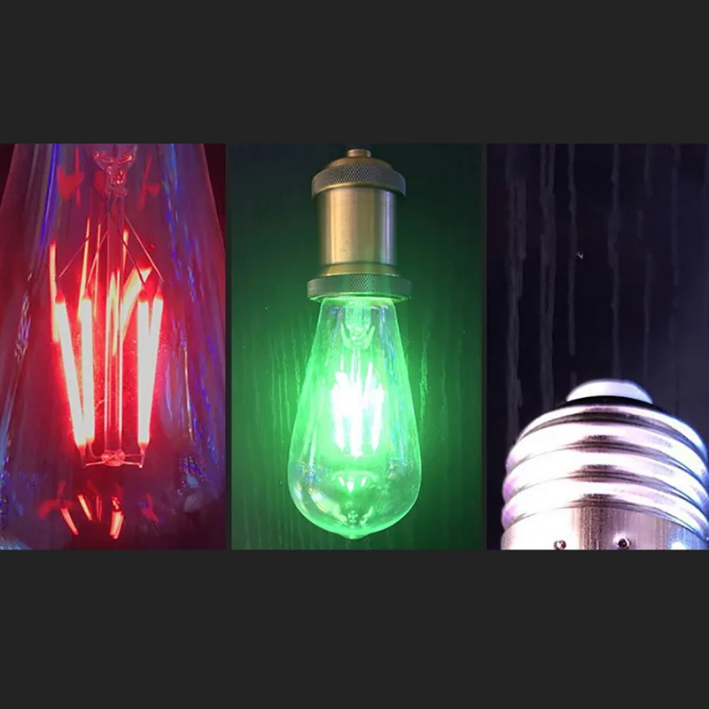 Новые лампы красочные красный синий зеленый розовый светодиодный светильник