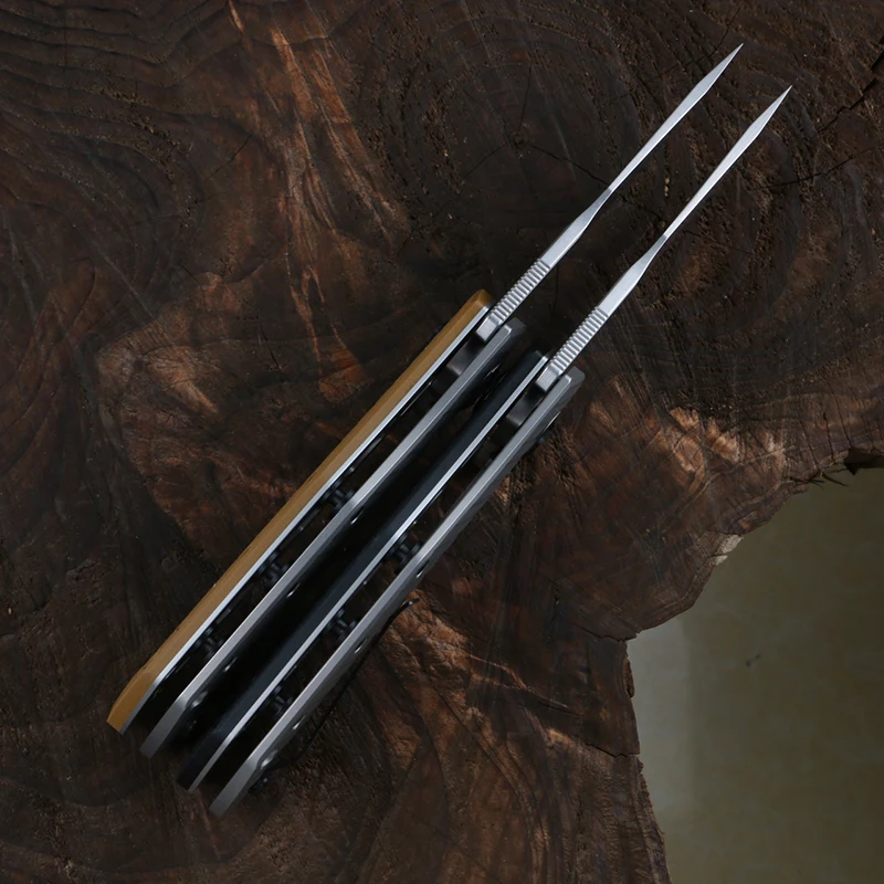 Складной нож D2 из титанового сплава и G10 для фруктов кемпинга активного отдыха